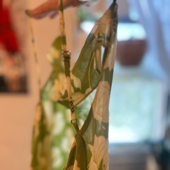 Reformation Astra Floral Low Back Blouse Top, NEW - Picture 9 of 16